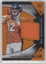 2016 Certified New Generation Jerseys Mirror Orange 188/399 Paxton Lynch #9 1u0
