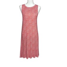 Philosophy Tank Dress or Cover Up in Orange and White Size Small 
