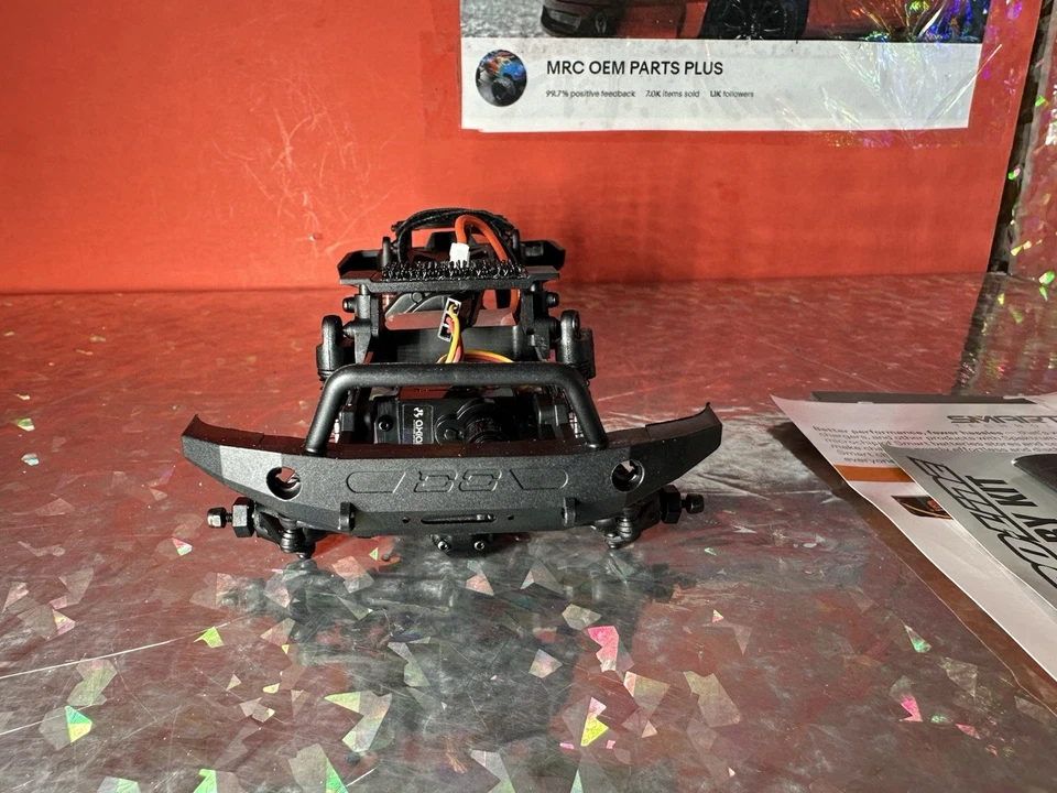 Axial SCX24 Base Camp 1/24 4wd Rock Crawler Roller Chassis Axles Shocks Motor - Image 3 of 4