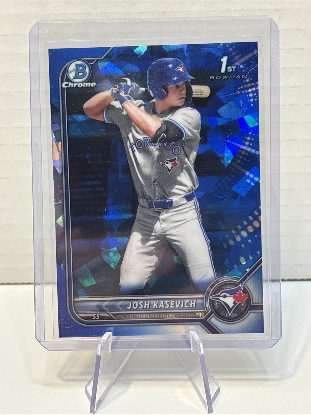 2022 Bowman Chrome Draft Sapphire Edition 1st - Josh Kasevich #BDC-45 (RC) (41)