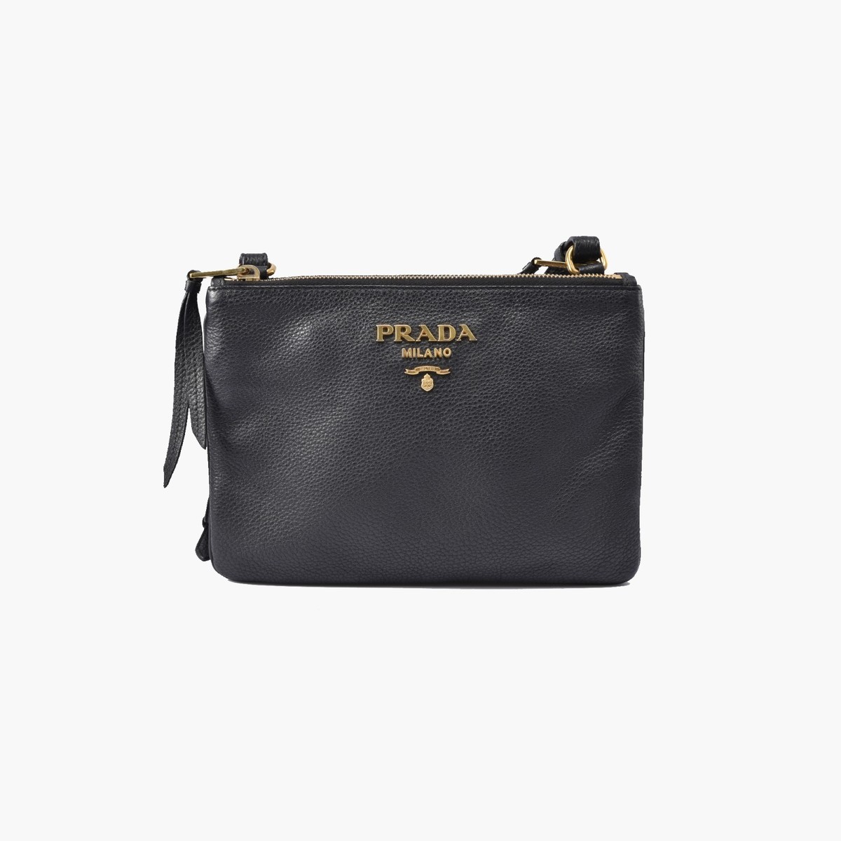 Prada Double Zipper Crossbody Bag 1BH046 | eBay
