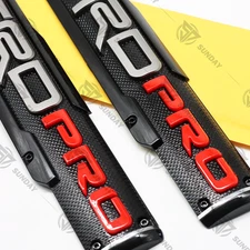 Left Right Door Pro Emblem Nameplate Replacement Fender Badges For Tacoma Tundra