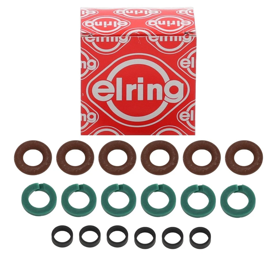 6x ELRING Dichtringsatz Einspritzventil für AUDI A4 S4 B8 A6 C6 C7 3.0 TFSI