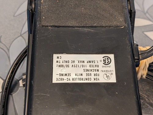 OEM Electronic Sewing Machine Foot Pedal Speed Controller YDK YC-482E - Afbeelding 5 van 5