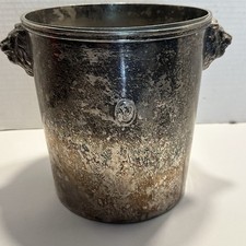 Vintage Silver-Plated Champagne Wine Bucket From The Famous Watergate Hotel