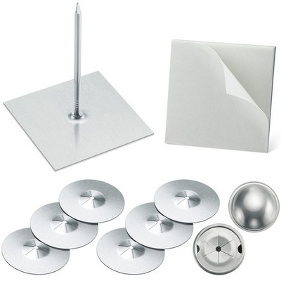 300 Pieces/ 100 Set Perforated Self Stick Insulation Pins 2-1/2 Inch, 1.5 Inc...