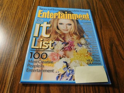 Entertainment Weekly Magazine 1999 It List 100 Most Creative In Entertainment