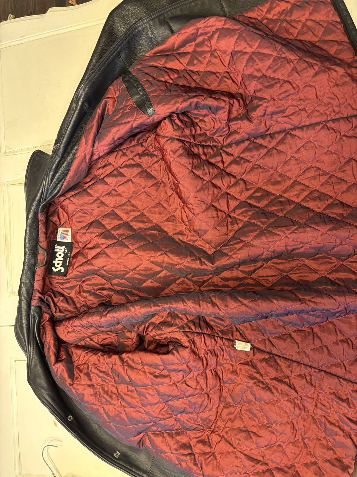 Schott Leather Motorcycle Jacket - image 5