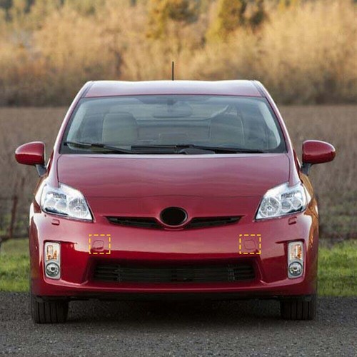 Parachoques delantero derecho Toyota Prius 2010 2011 gancho de remolque tapa de ojo cubierta 52127-47020 - Imagen 3 de 8