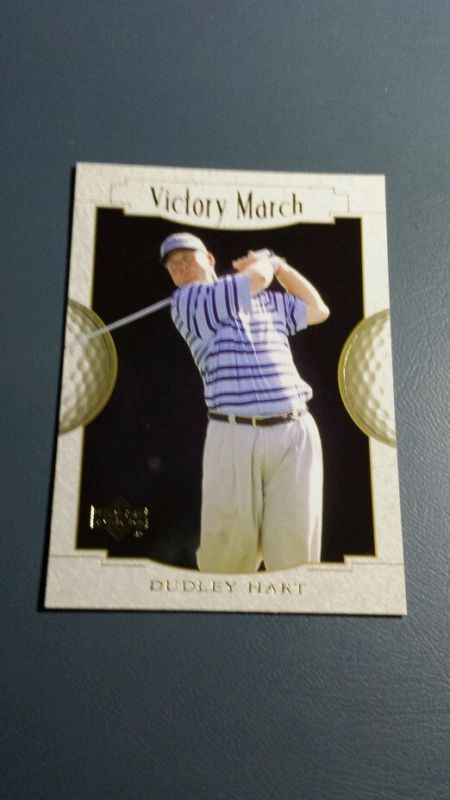 DUDLEY HART 2001 UPPER DECK GOLF CARD # 155 B7289