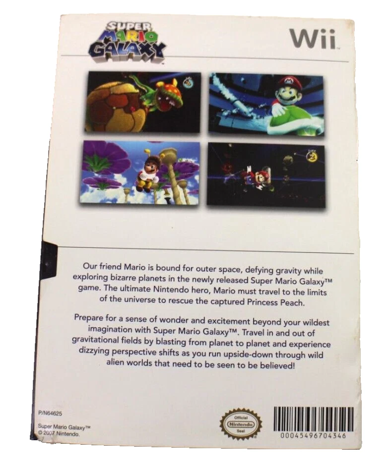 Moneda de lanzamiento conmemorativa Super Mario Galaxy Wii en estuche con certificado de autenticidad 2007 Foto 4 de 4