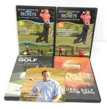 Golf Instructional DVD Lot - Powerful Natural Golf Swing System Improve Game