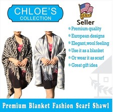 Best Quality Luxury Blanket Hot Fashion Scarf Wrap Shawl Throw 50x60 Elegant NEW