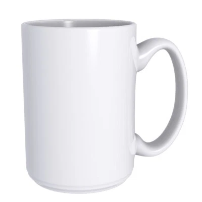 CALCA 36pcs 15OZ Sublimation White Ceramic Mug Blanks with White Box US Stock