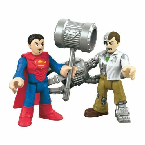 Fisher Imaginext Batman DC Super Friends Superman /& Metallo Man-bat 2pcs for sale online