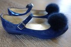 Monnalisa Girls Blue Patent Leather Shoes Size EURO 36/US 4 EUC — photo 6