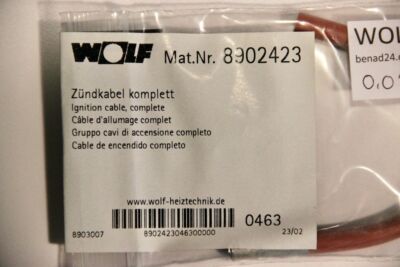 Wolf Klimatechnik 8902423 Ignition Cable Complete