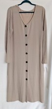 So Button Front Dress Size XXL Polyester Rayon Blend Long Sleeve NWT