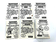 vtg LOT 6 Playmates 1990 TMNT Turtle Jokebooks BLIMP 7 15 13 4 11 36