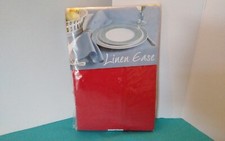 Tablecloth RED Bardwil Linens Linen Ease Polyester 60 X 102