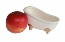 Seifenschale Seife Ablage Schale Zier Mini Badewanne Keramik Antik 