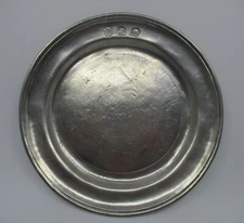 ARTE ITALICA PELTRO SALAD PLATE- 8 3/8 "  0411D (see condition note)