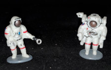 Two Classic NASA APOLLO ASTRONAUTS - 1.75" Figures / Plastic KR