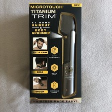 MicroTouch Titanium Trim Hair Cutting Tool, Body Shaver and Groomer