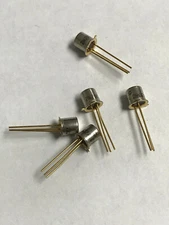 Lot of 5 FSC 2N2907A TRANSISTOR PNP SILICON 60V IC=0.6A TO-18 CASE