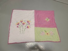 Pottery Barn Kids "Flowers/Butterflies" Quilted Standard Pillow Sham