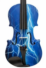 Blue Lightning 3/4 Violin Outfit, Cyrstal fine tuners