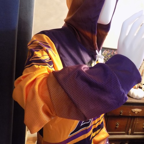 Los Angeles Lakers-themed hockey jersey XXL Hoodie Sweater Cotton/Poly - Picture 5 of 10