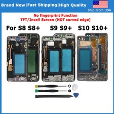 For Samsung Galaxy S10 S8 S9 Plus Incell/TFT LCD Display Touch Digitizer  Frame