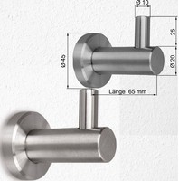 Kleiderhaken Edelstahl Garderobenhaken Wandhaken Mantelhaken Garderobe Haken