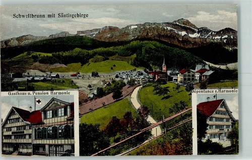 13426284 - Schwellbrunn Saentisgebirge Gasthaus Pension Harmonie Depentance Z.