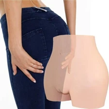 Silicone Transgender Thicken Hip Underwear Crossdressers Vagina Panties