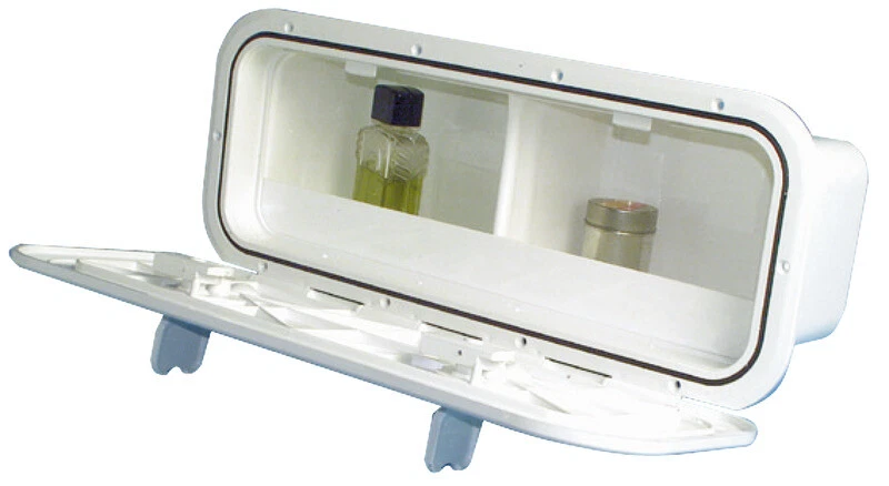 Cassetto Portaoggetti Per Barca, Dritto, 25,4x22,8x17,7 Cm - Ocean Breeze