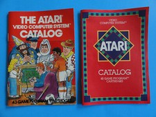 VINTAGE ATARI INC. VIDEO COMPUTER SYSTEM GAME CATALOGS 2 1981