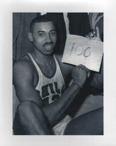 Wilt Chamberlain Philadelphia Warriors 100-Point Game Digital 8x10 Photo