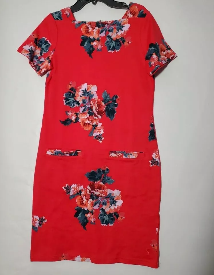 Joules red dress cheap