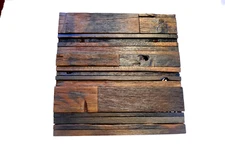 Wood Wall Tiles, Wall Panels, Wall Decorative Tiles, Reclaimed Old Boat, Rustic