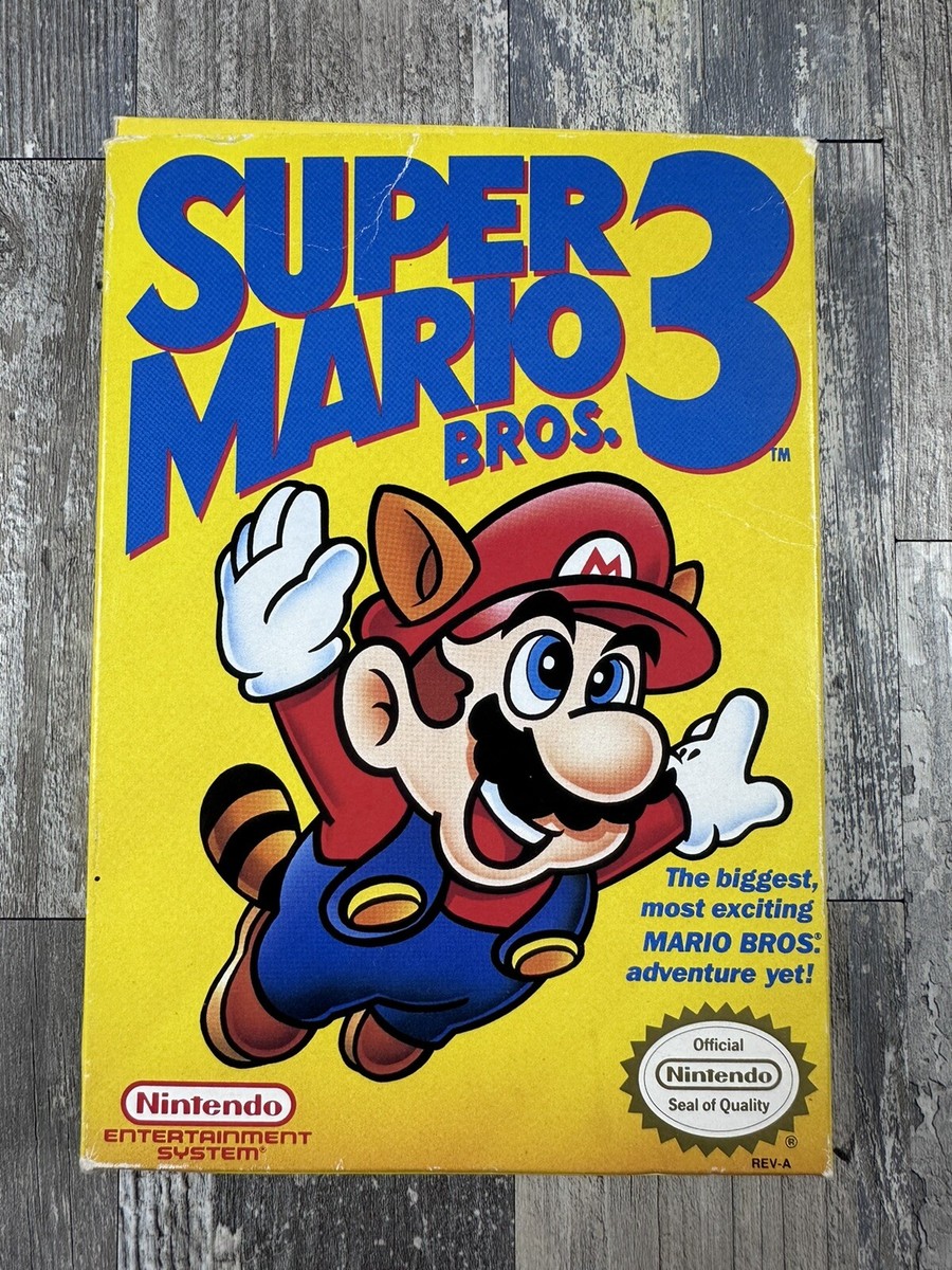 Nintendo NES Super Mario Bros Brothers 3 Complete in Box with