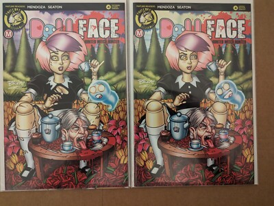 DOLLFACE #4 Cover Set by Bill Mckay VF/NM