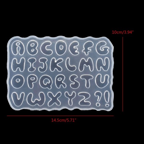 Alphabet Epoxy Mold Cartoon Alphabet Resin Silicone Molds Small Silicone Mould - Picture 7 of 7