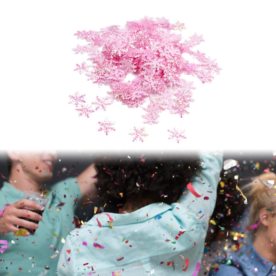 Snowflake Confetti Practical Christmas Ornaments for Birthday Holiday