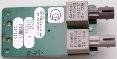 EST Edwards MMXVR Fiber Optic Transceiver Fire Alarm Module
