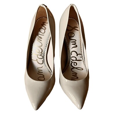 Sam Edelman Beige Danna Point Toe Pump Stilettos Size 7M