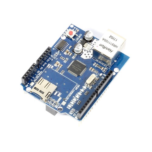 Ethernet Shield + MicroSD-Karten Slot, W5100 Controller für Arduino Uno/Mega R3 - Bild 6 von 7