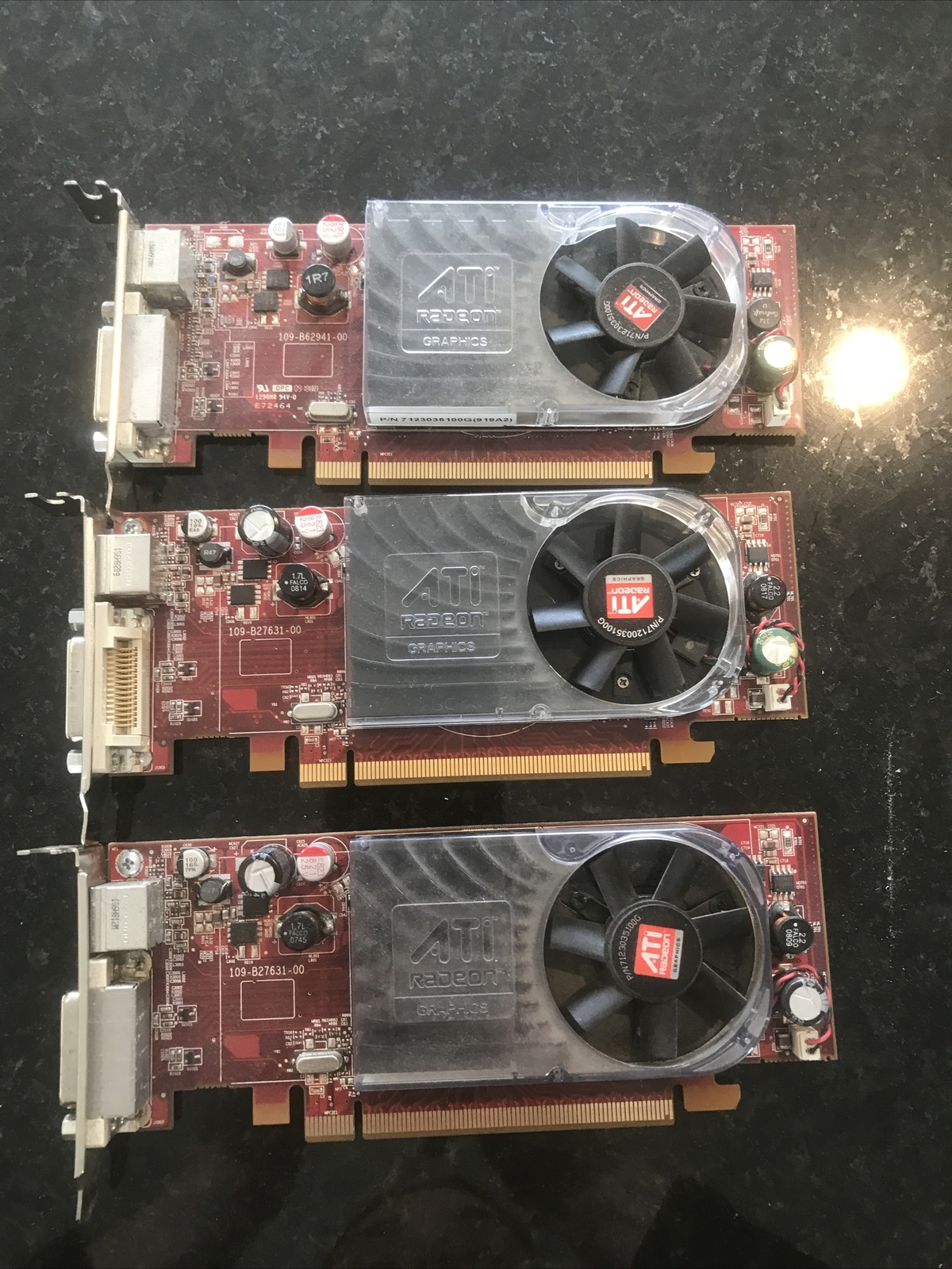 AMD Radeon HD 3450 B629 P/N 7120035100G ATI-102-B40319(B) DP/N 0X398D LOT  OF 3 | eBay