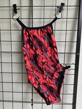 TYR DuraFast DiamondFit Hydra Swimsuit Red Womens Size 30 New No Tags